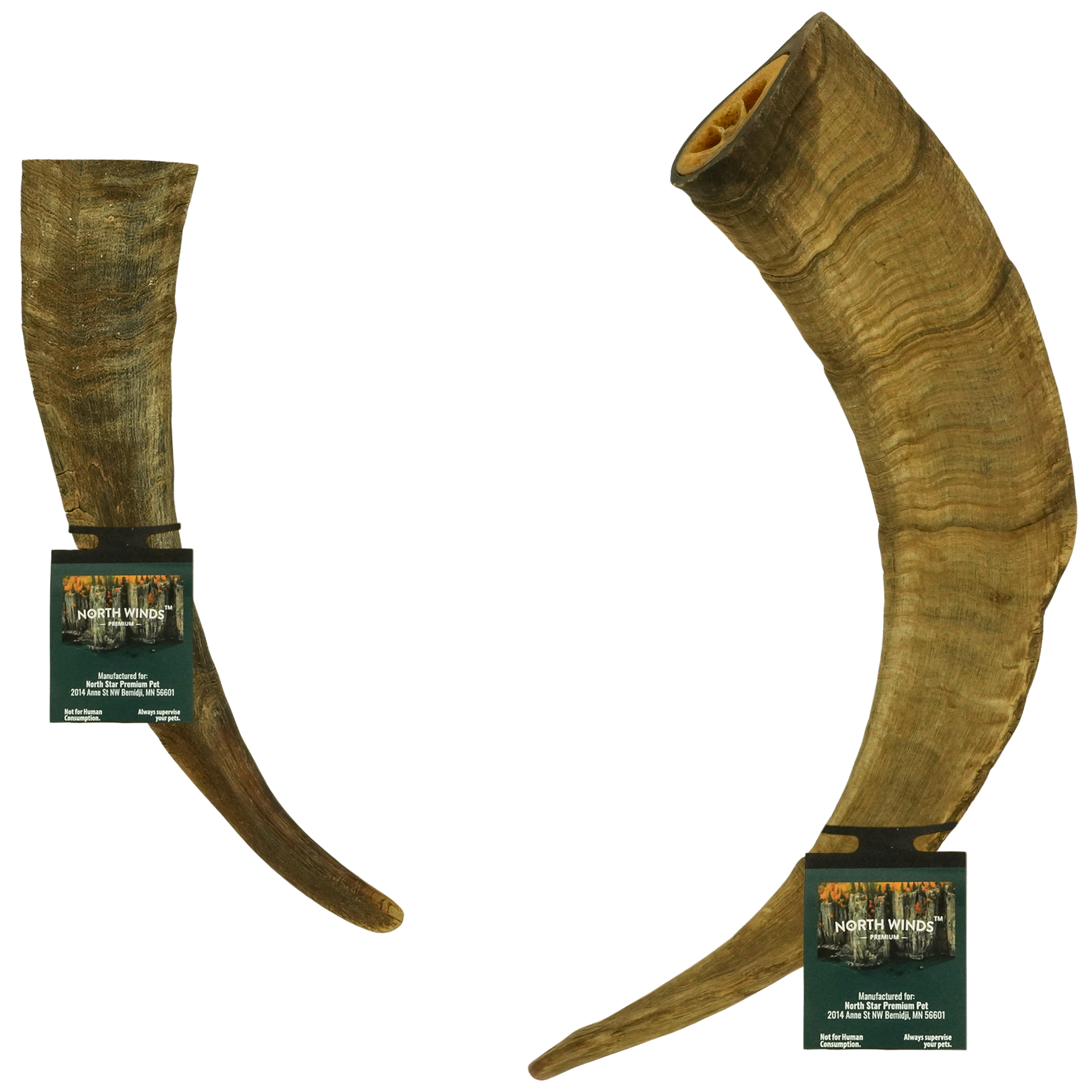 North Winds Premium Uplander Goat Horns – My Pets Plus