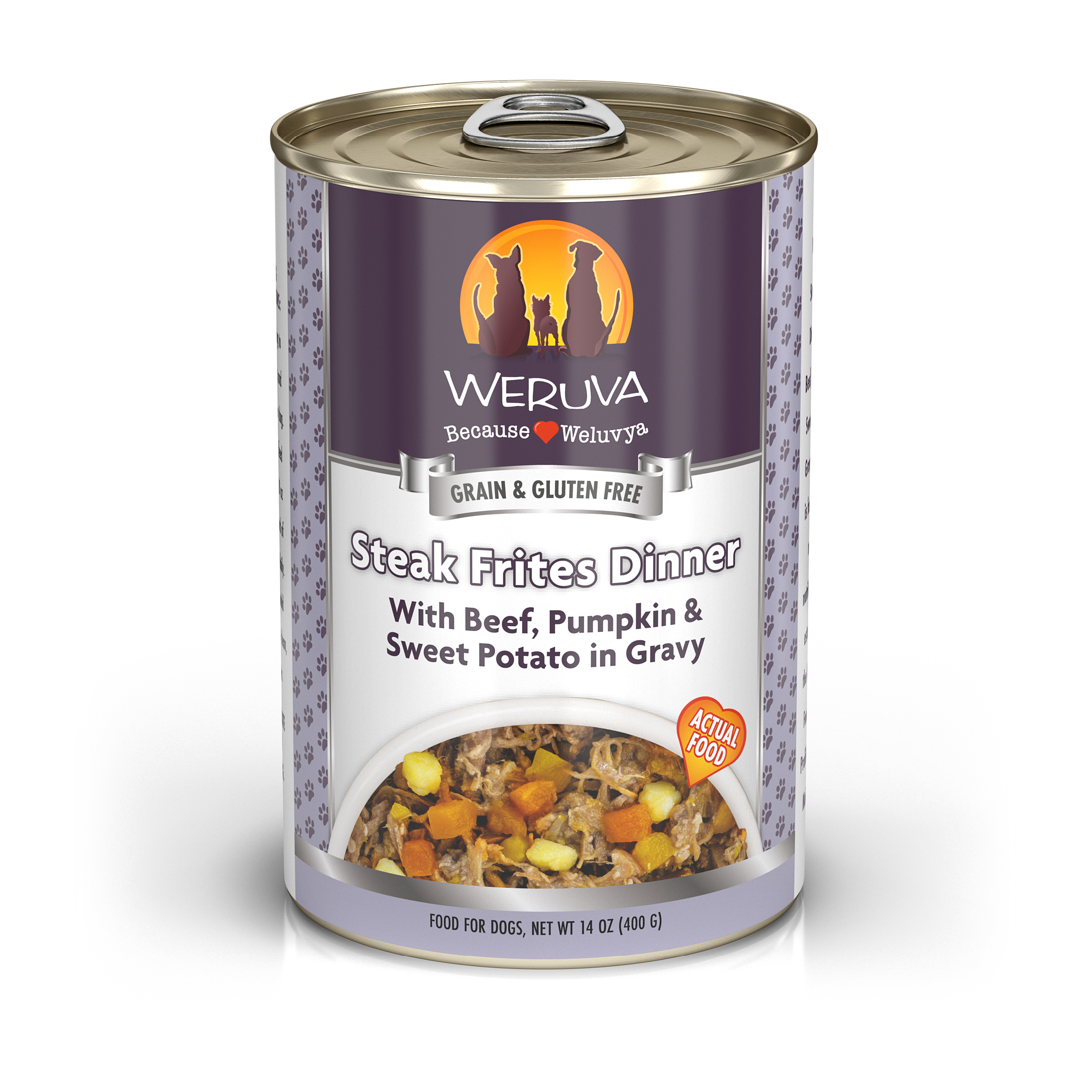Weruva Classic Dog Steak Frites Dinner