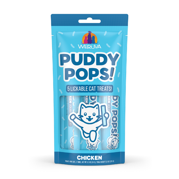 Weruva Puddy Pops Chicken Lickable Cat Treats