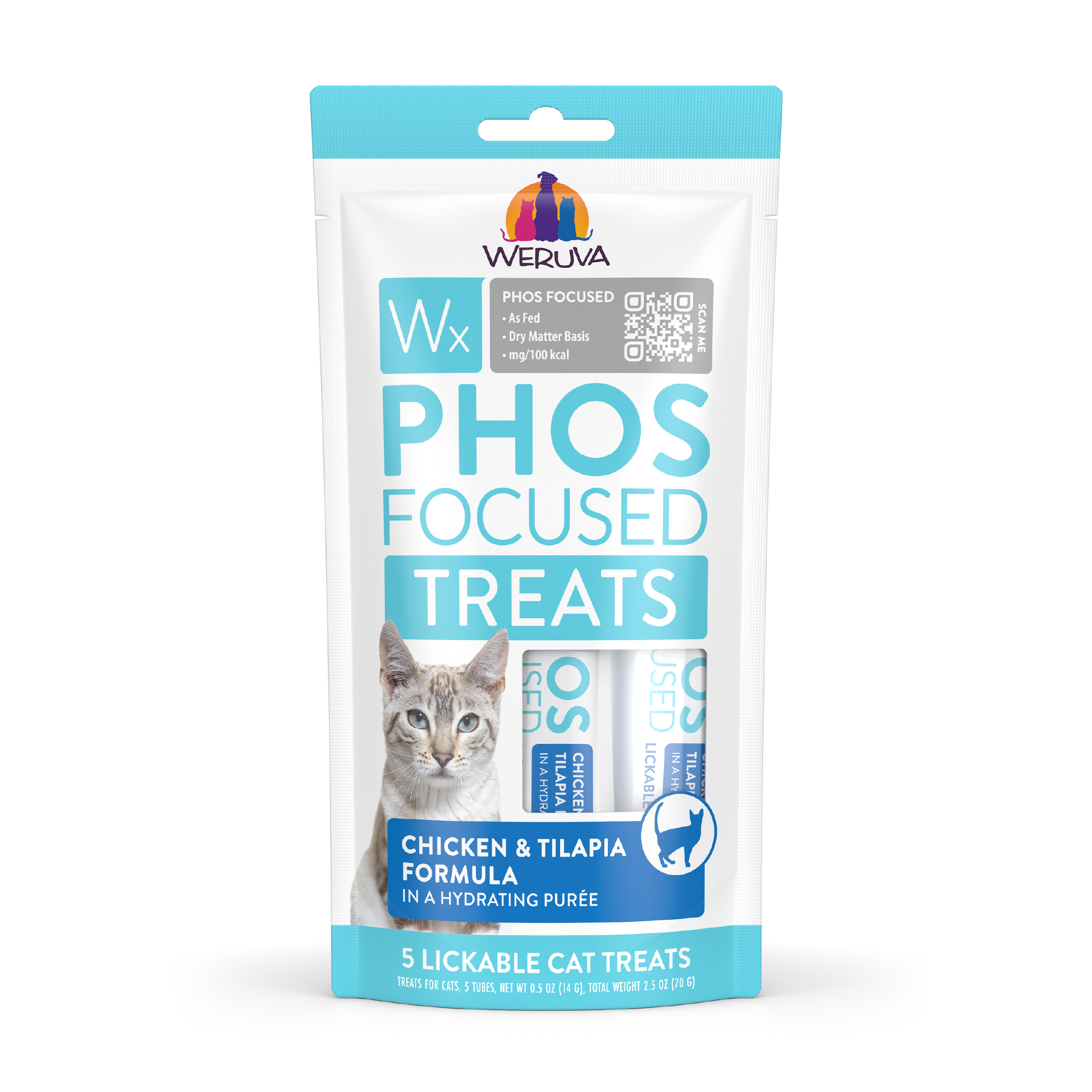 Weruva Wx Phos Focused Chicken & Tilapia Lickable Treats