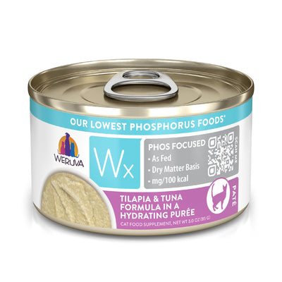Weruva Wx Phos Focused Tilapia & Tuna in Puree, 12-Pack