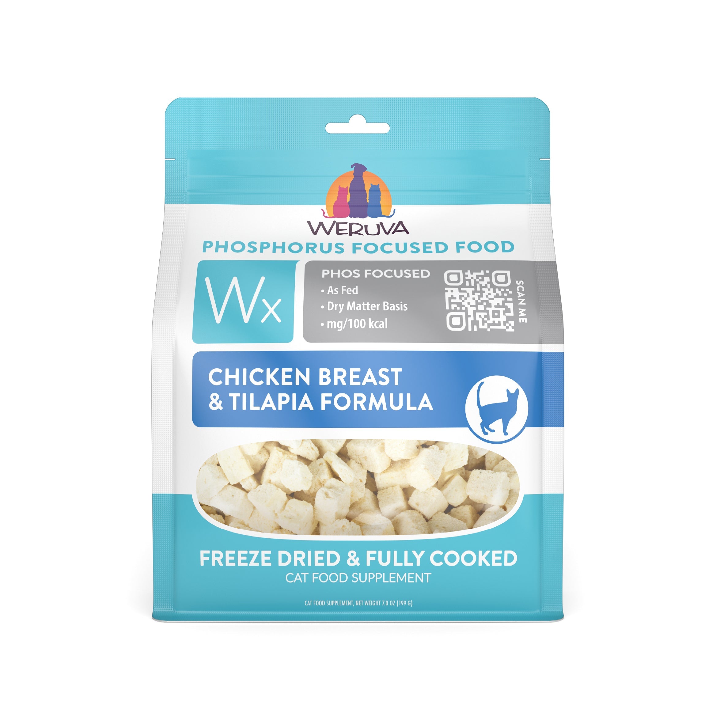 Weruva Wx Phos Focused Chicken & Tilapia Freeze Dried
