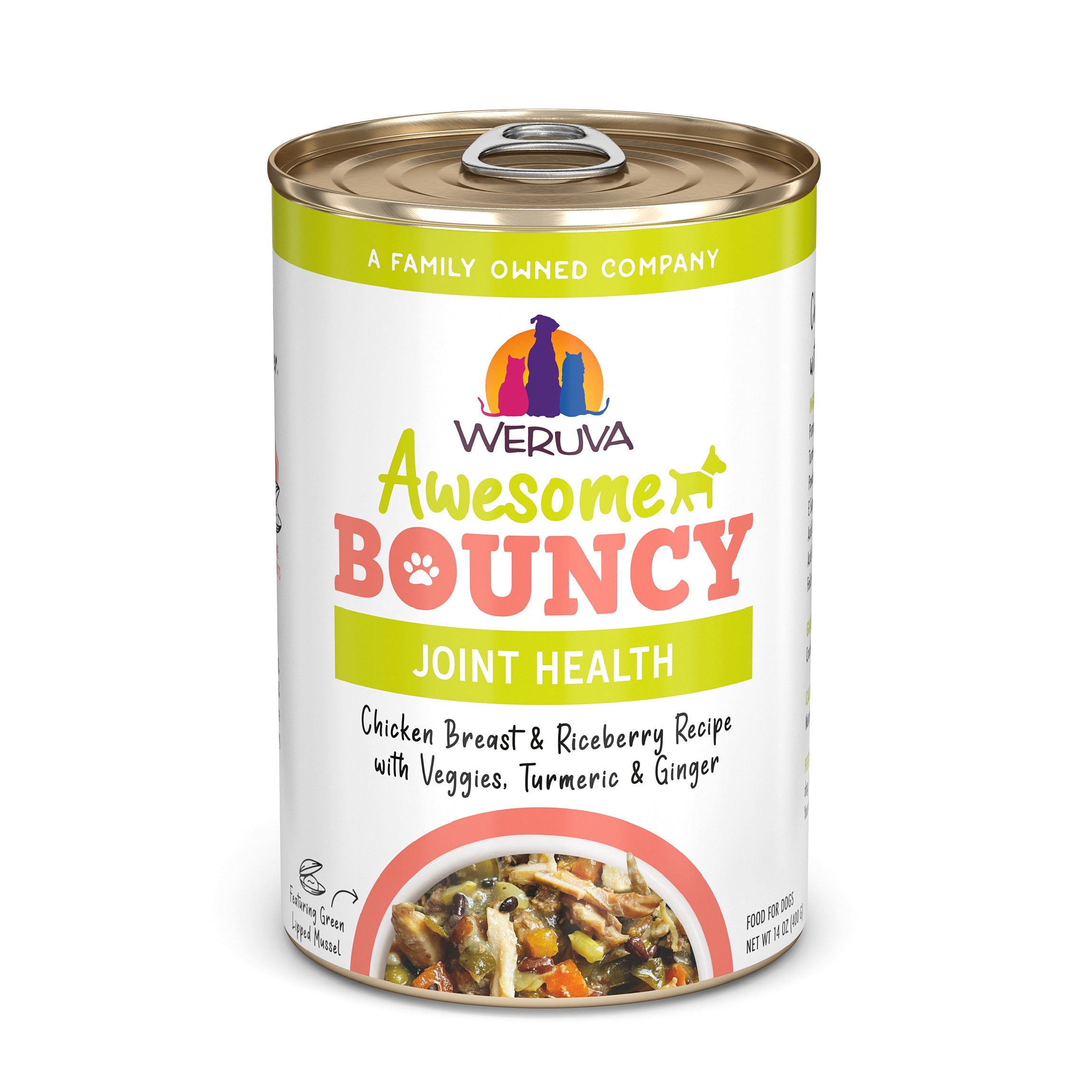 Weruva Awesome Bouncy Chicken & Veggies