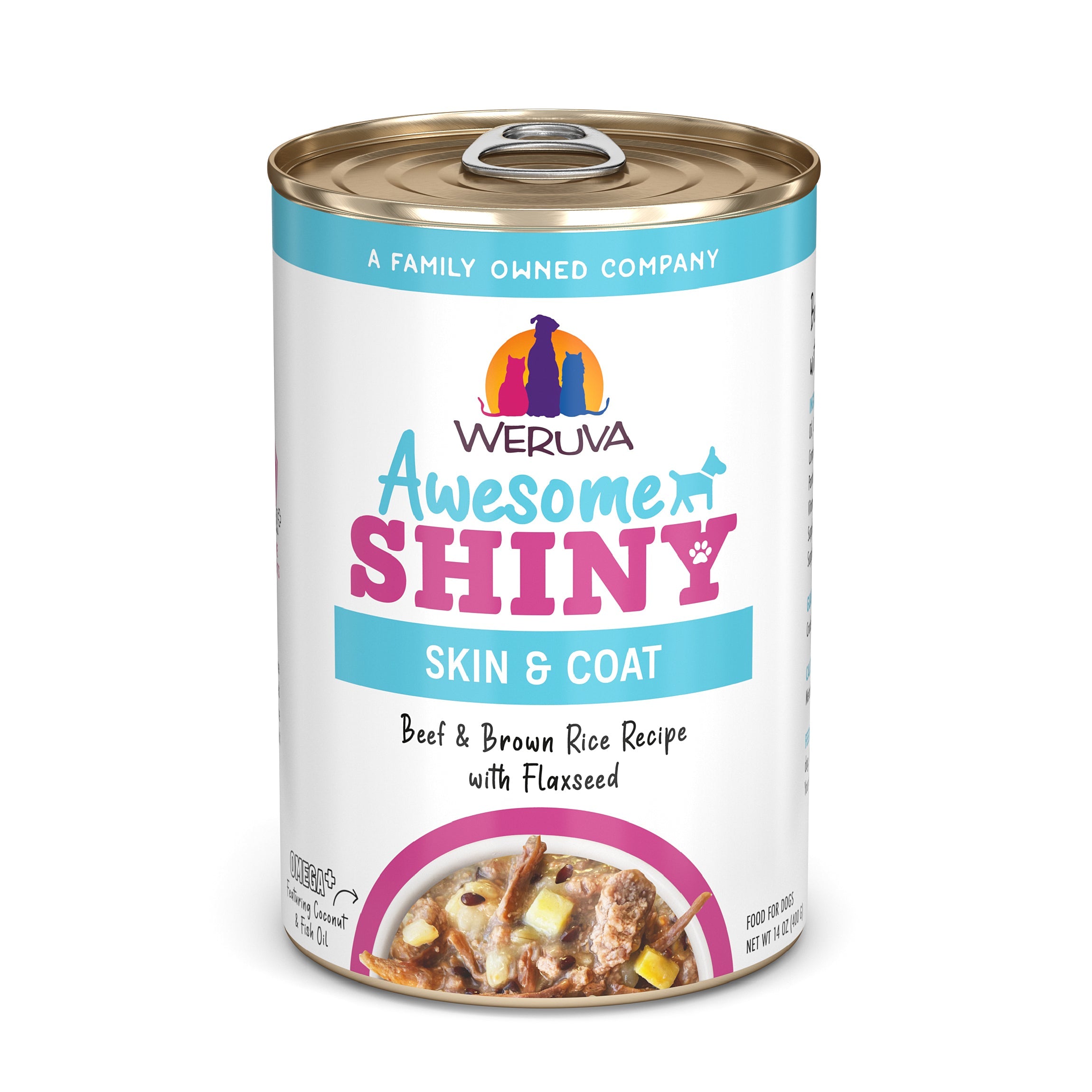 Weruva Awesome Shiny Beef & Brown Rice