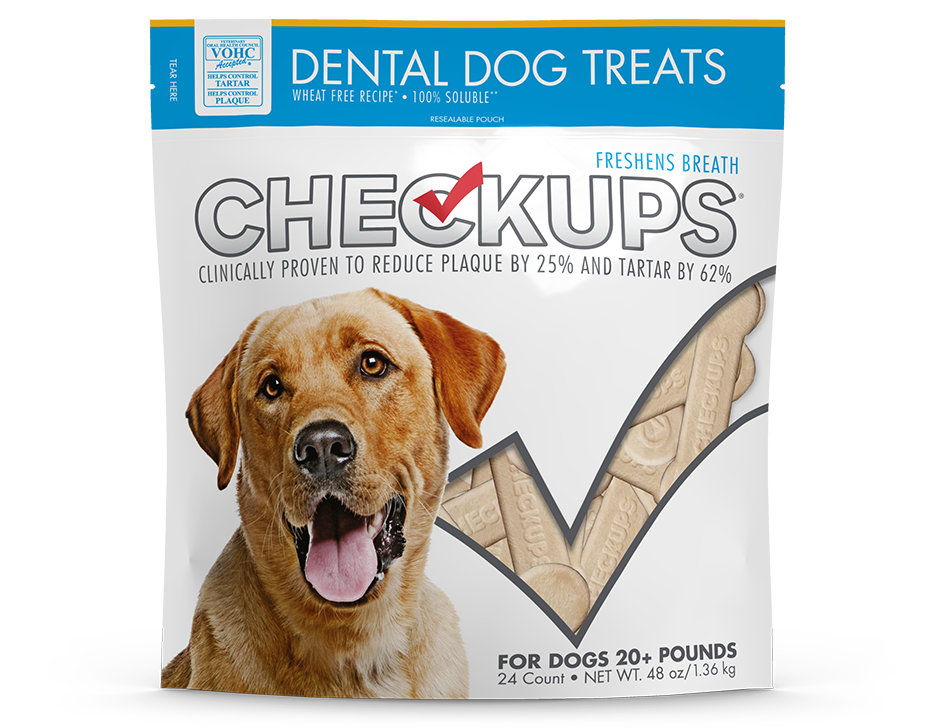 CheckUps Dental Dog Treats, 24 OZ.