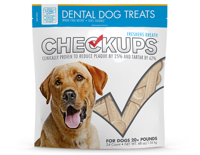 CheckUps Dental Dog Treats, 24 OZ.