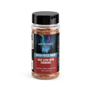 North Winds Premium Haven Freeze-Dried Beef Liver & Turmeric Topper | Dogs & Cats - 4.5 oz