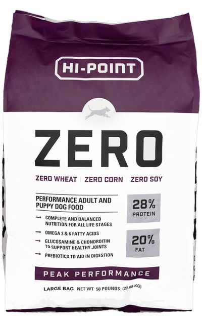 Hi Point ZERO 28/20 Performance Adult and Puppy Dog Food