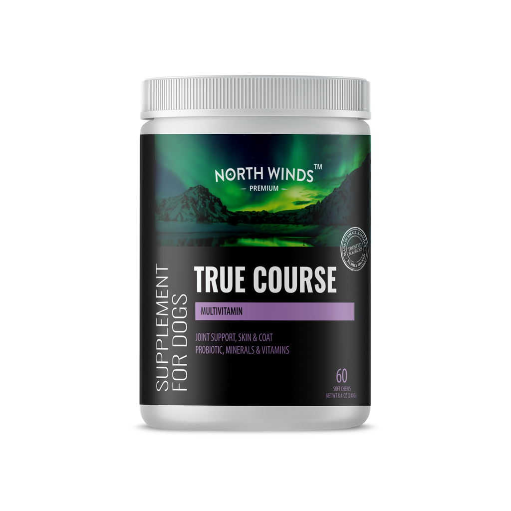 North Winds Premium True Course Multivitamin soft chews for dogs, 60 count jar
