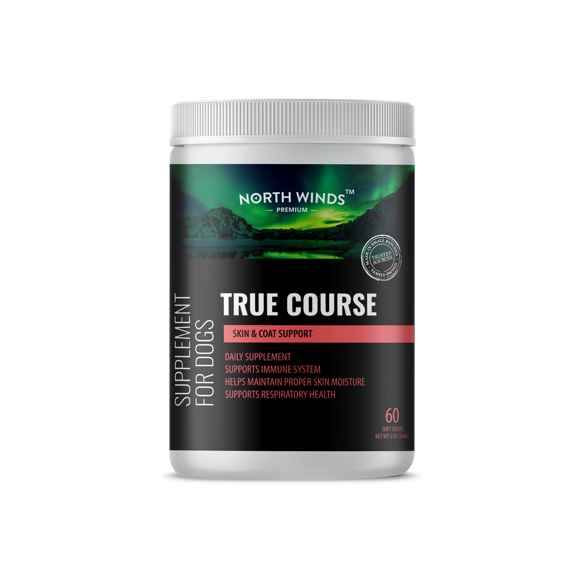 True Course Skin & Coat Support - 60 Count