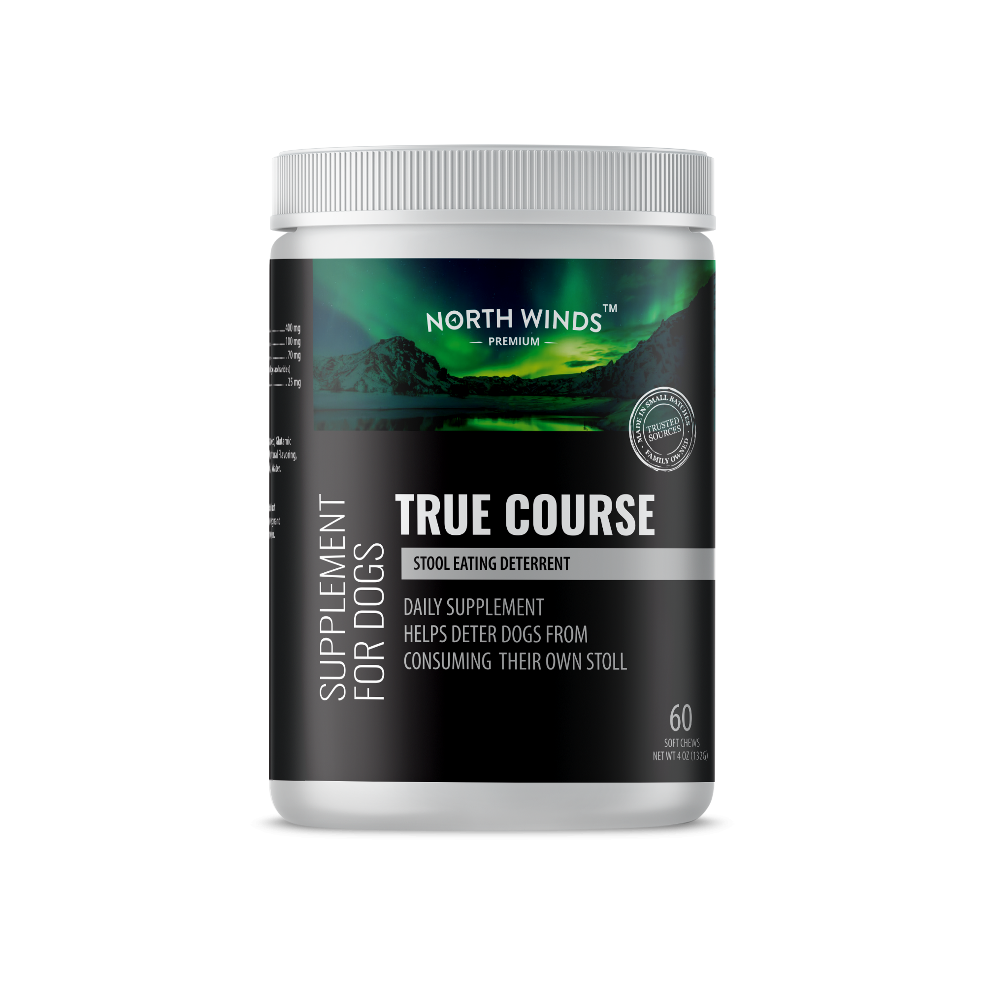 True Course Stool Eating Deterrent - 60 Count