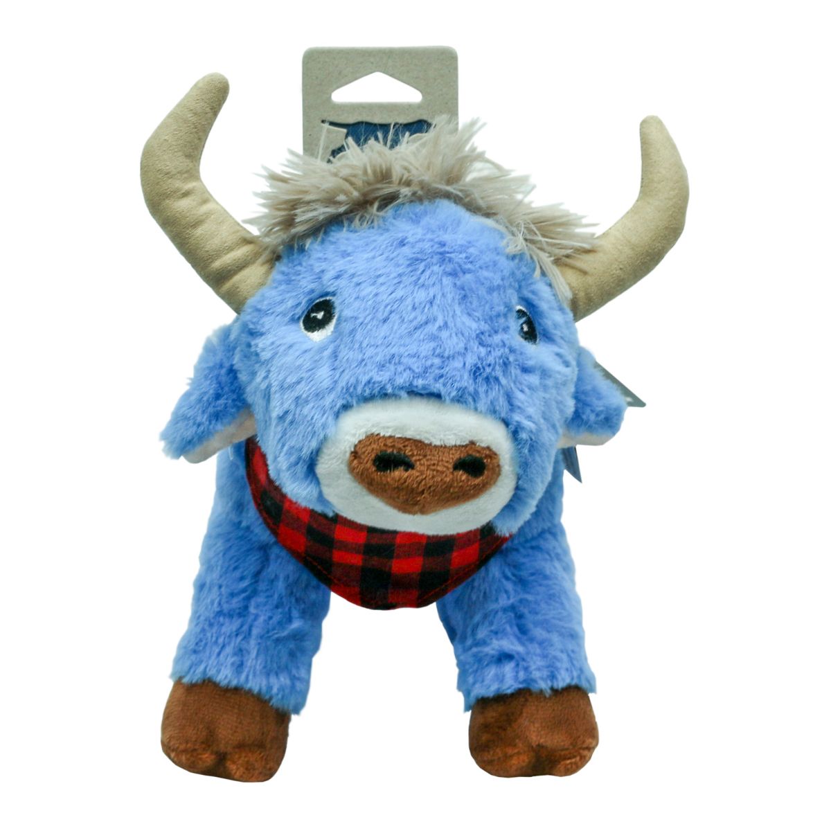 Tall Tails Crunch Blue Ox Dog Toy