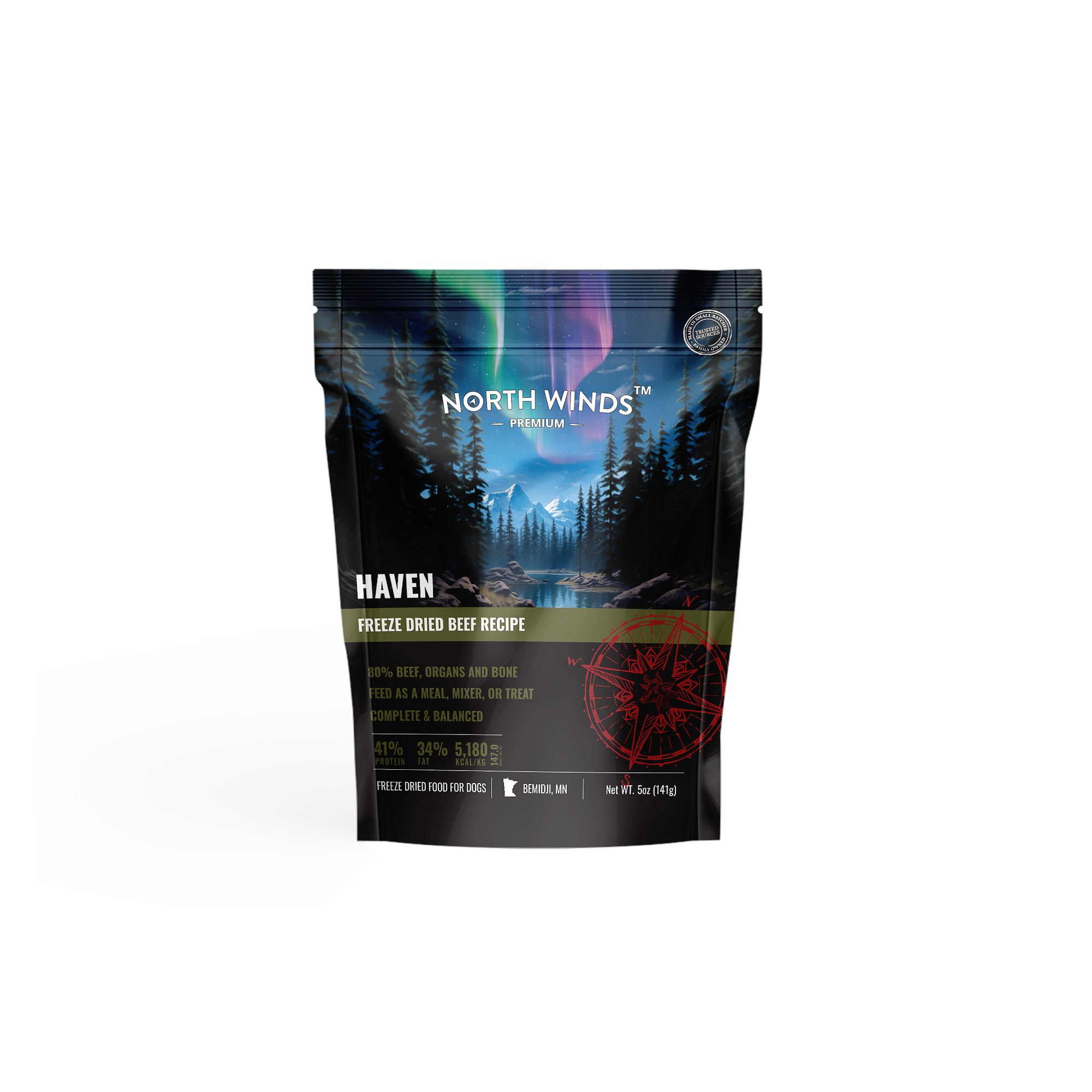 Haven Freeze Dried Beef Recipe 5 oz - North Winds Premium
