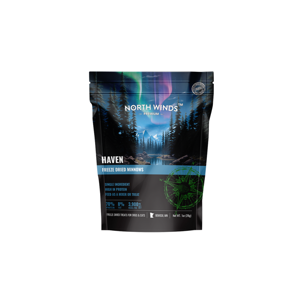 North Winds Premium Haven Freeze Dried Minnows 1 oz