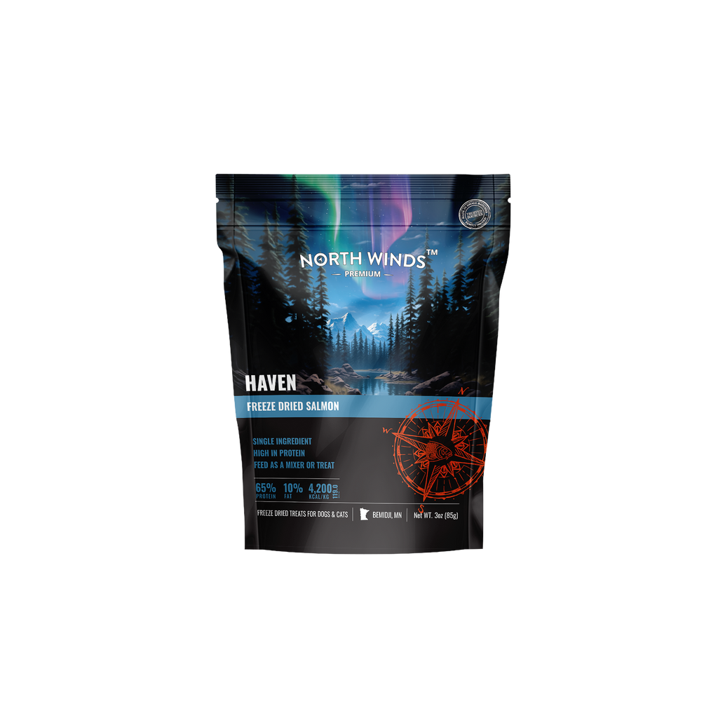 North Winds Premium Haven Freeze Dried Salmon 3 oz