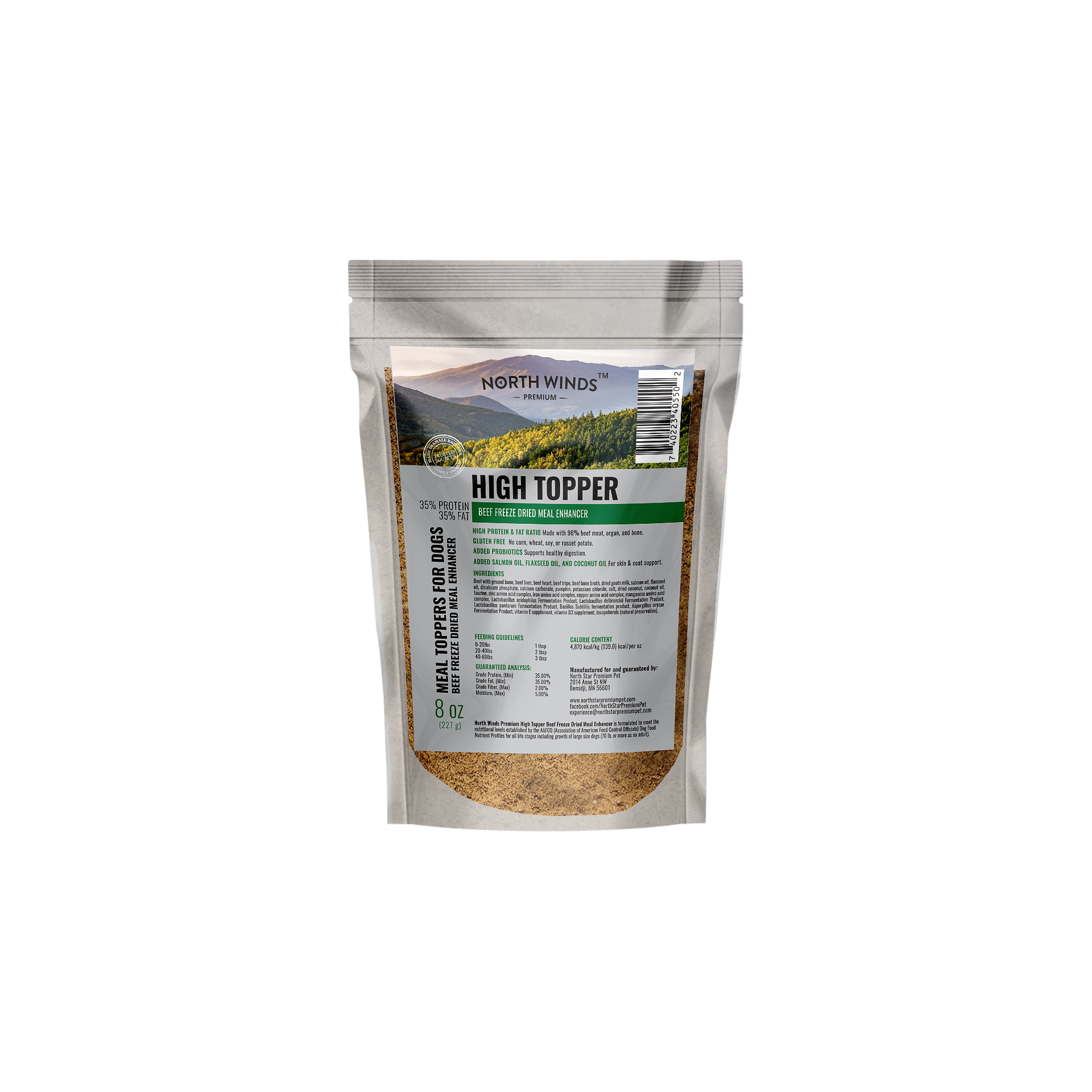 High Topper Freeze-Dried Beef Meal Topper - 8 oz