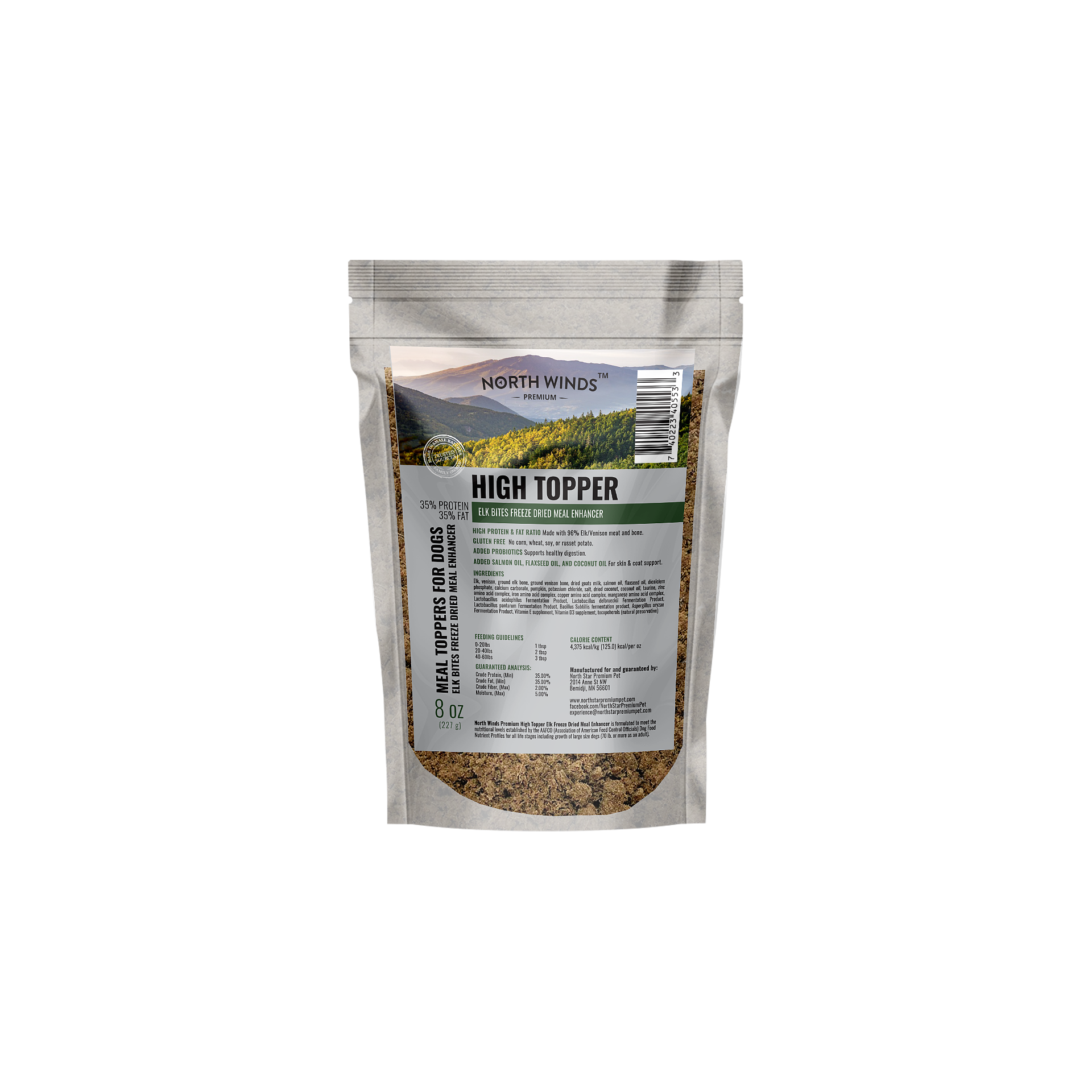 High Topper Freeze-Dried Elk Meal Topper - 8 oz