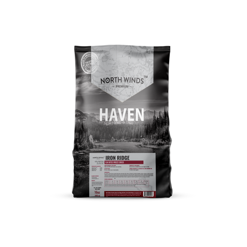 Haven Iron Ridge Freeze-Dried Elk Bites - 16 oz