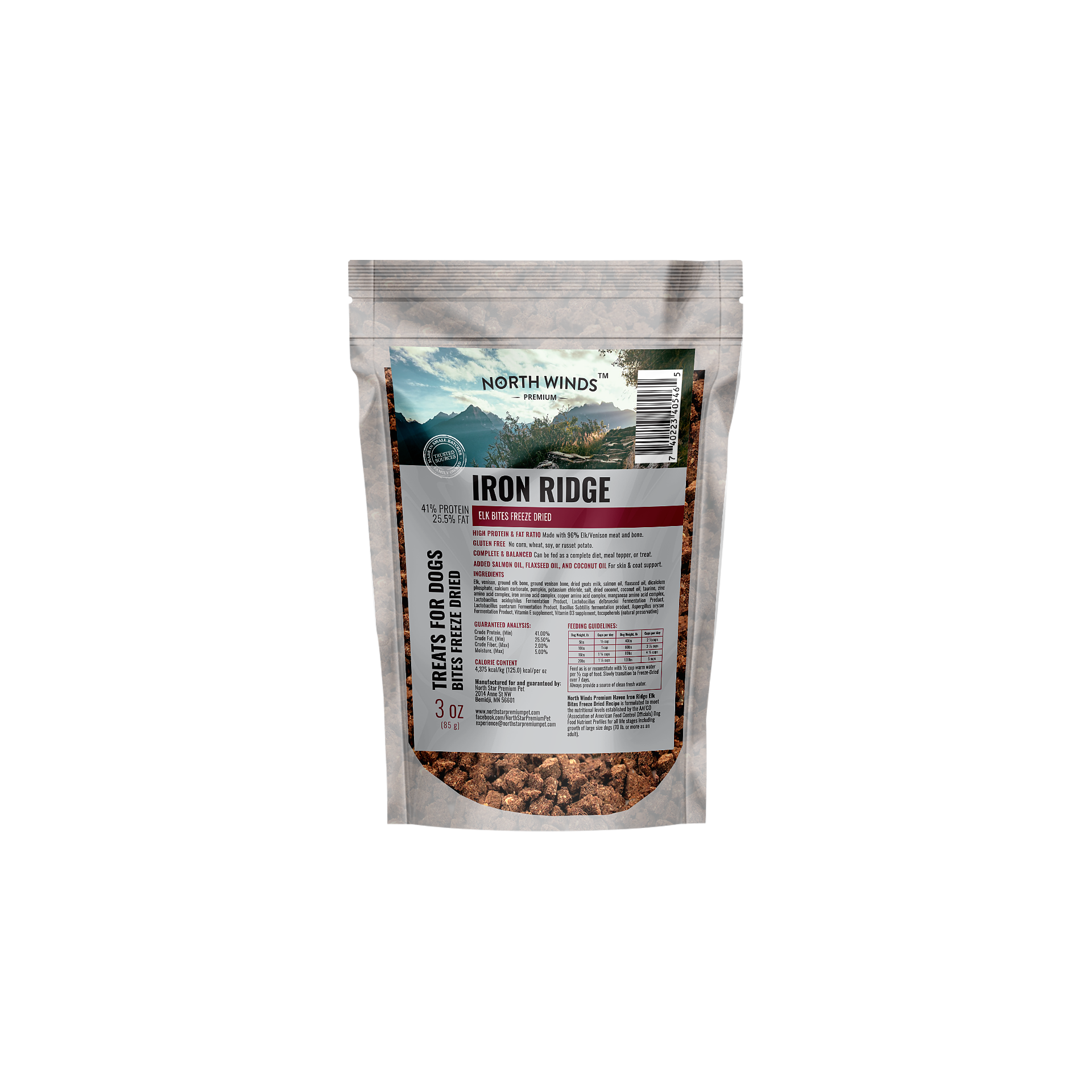 Haven Iron Ridge Freeze-Dried Elk Bites - 3 oz
