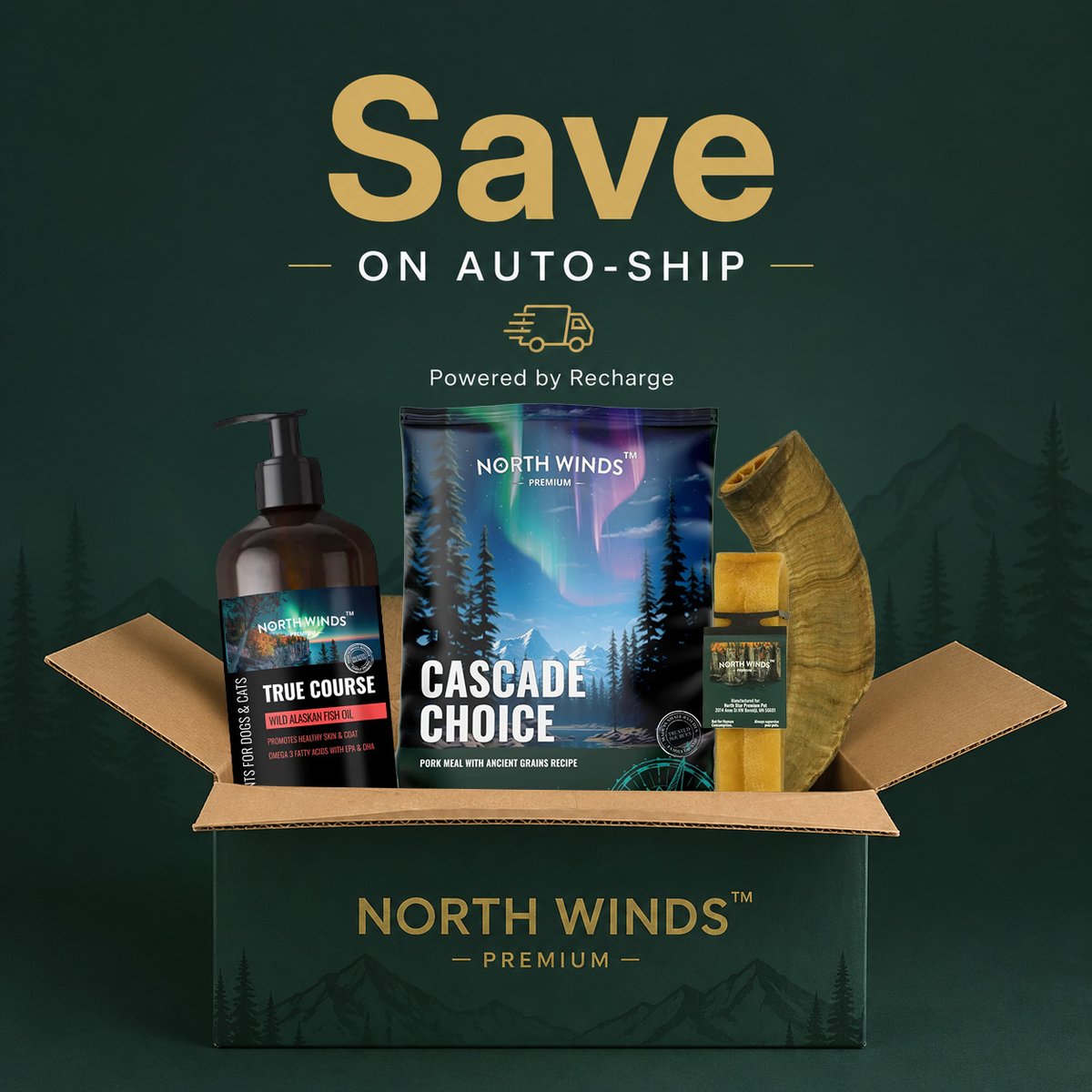 Pets Plus Recharge auto-ship subscription